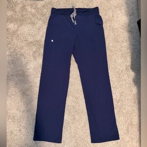 FIGS Navy Technical Scrub Pants with Cargo Pocket